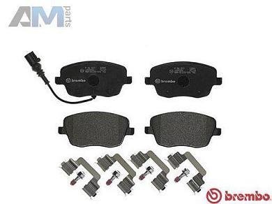 Передние тормозные колодки BREMBO P85077  Skoda Mk2 (2007-2014)