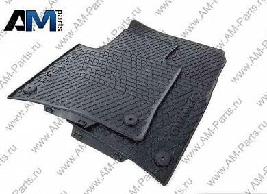 Коврики передние Volkswagen Touareg (2011-2014) (резина) 7P1061501041