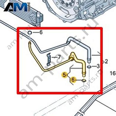 Напорный маслопровод Volkswagen AMAROK 2017-2022 2H6317822Купить напорный маслопровод 2H6317822 Фольксваген Амараок 2017-2022- спец. Цена