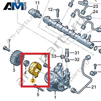 Ступица VAG 03L130238BКупить ступицу 03L130238B Фольксваген/Ауди/Шкода- минимальная цена