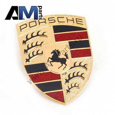 Эмблема Porsсhe передняя для Кайен 99655921101