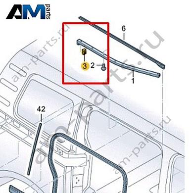 Упор Volkswagen id-Buzz 2023-2024 1T3843317AКупить упор 1T3843317A на Фольксваген id-Buzz 2023-2024- выгодные цены