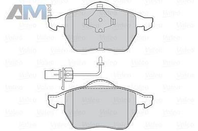 Передние тормозные колодки VALEO 301483 для Audi A6 (С5) 1997-2004