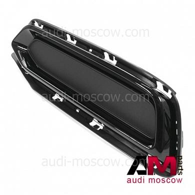 Накладка на правые выхлопные трубы (черный глянец) Ауди A7 (4K) 2018-2026 4K0807812AT94