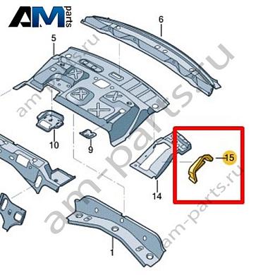 Угловой усилитель Volkswagen Jetta VII 2020-2024 17A813564Купить угловой усилитель 17A813564 на Фольксваген Джетта VII 2020-2024- акция