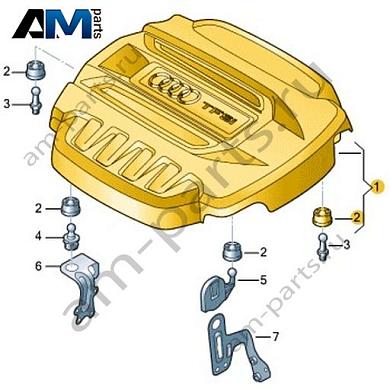 Накладка VAG 06K103925BDКупить накладку 06K103925BD на Фольксваген/Ауди/Шкоду по минимальной цене