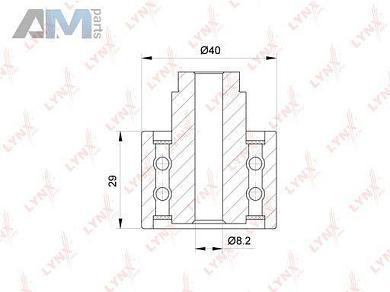 Ролик направляющий ГРМ LYNX для Audi A5 (8T) 2007-2016 PB-3148