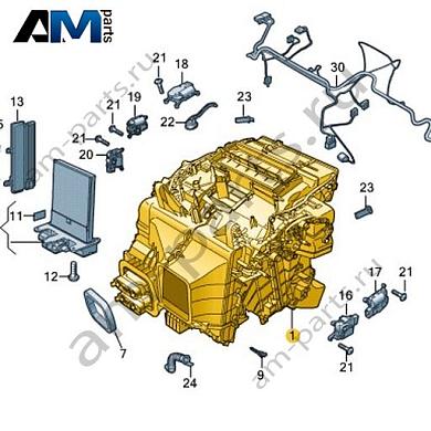 Распределитель воздуха с испарителем и теплообменником Volkswagen id3 2020-2024 1EA820353AКупить распределитель воздуха с испарителем и теплообменником 1EA820353A Фольксваген id3 2020-2024 по минимальной цене
