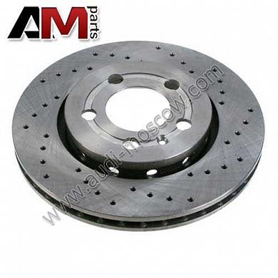 Диск тормозной передний вентилируемый для Audi A8 D3 4E0615301KЗаказать оригинальный диск тормозной передний (вентилир) Audi A8 D3 4E0615301K- Детали от дилера