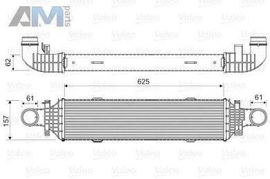 Интеркуллер (VALEO) 818631 для Mb E-klasse 2009-2016 IV (W212) E250CDI (204 л.с.)