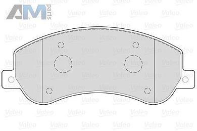 Передние тормозные колодки VALEO 302337 на Volkswagen Amarok (2010-2016)