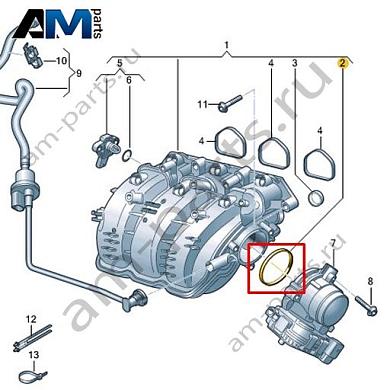 Уплотнитель VAG 04C133073BКупить уплотнитель 04C133073B Фольксваген/Ауди/Шкода по минимальной цене