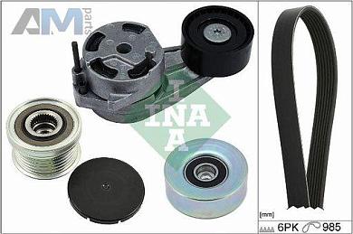 Комплект ремня с натяжителем (INA) 529048220 для BMW 1 серия (F20) 2010-2015 118i