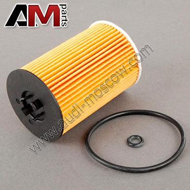 Масляный фильтр Audi A4 (B8) рестайлинг 2.0 TDI OX787D Knecht/Mahle