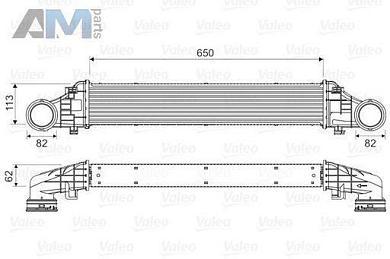 Интеркуллер (VALEO) 818587 для Mb E-klasse 2002-2009 III (W211) E200CGI (163 л.с.)