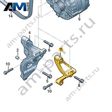 Держатель VAG 04L903143FКупить держатель 04L903143F для Фольксваген/Ауди/Шкода- гарантия наличия