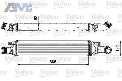 Радиатор турбины VALEO (818643) Audi Q3 (8U) 2.0TFSI (220/180 л.с.) CULC/CULB