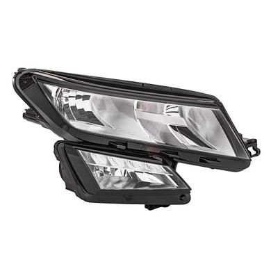 Фара галогеновая правая на Kodiaq 566941016B
