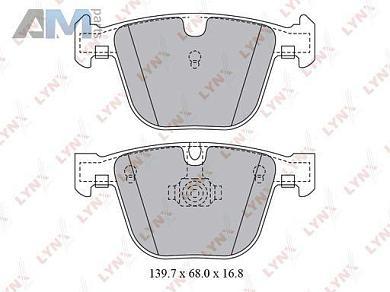 Колодки тормозные задние LYNX для BMW X5 (E70) 2006-2013 BD-1425