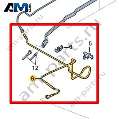 Топливопровод Volkswagen AMAROK 2017-2022 2H6201901EКупить топливопровод 2H6201901E на Фольксваген Амараок 2017-2022- бесплатная доставка