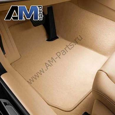 Комплект текстильных ковров BMW 5 серии F10 рестайлинг (OYSTER) 51477220453