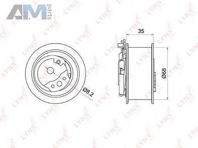 Ролик натяжной ГРМ LYNX для Audi A4 (B7) 2005-2009 2.0 TDI (136/140 л.с.) PB-1001