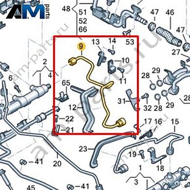 Топливопровод VAG 057130312NКупить топливопровод 057130312N на Фольксваген/Ауди/Шкоду- спец. Цена