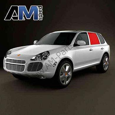 Стекло задней двери левое Кайен 95554261104