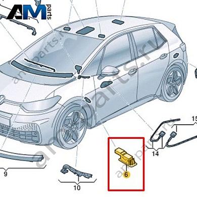 Светодиодный фонарь Volkswagen id3 2020-2024 10A947409Купить светодиодный фонарь 10A947409 Фольксваген id3 2020-2024 по минимальной цене