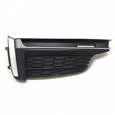 Решетка бампера левая (хром/алюминий) Ауди A5 (F5) 2016-2025 8W6807681FRU6