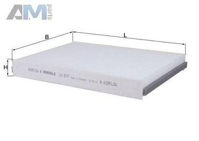 Фильтр салона под капотом (LA877) KNECHT на Mercedes E-Class W213 E200D