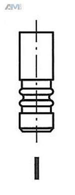 Выпускные клапана (FRECCIA) R6621RCR для BMW X3 (F25) 2011-2017 20dX B47