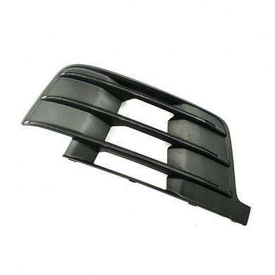 Решетка бампера правая с без ПТФ (антрацит) Ауди Q7 4М (рестайлинг) 4M0807682DGXE