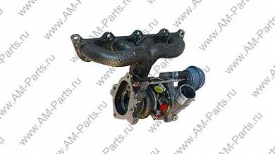 Выпускной коллектор с турбонагнетателем на Гольф 6 1.4 CAXA 03C145702L