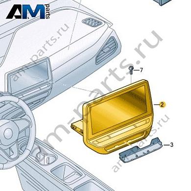 Панель управления и индикации с сенсорным экраном Volkswagen id3 2020-2024 10A919606MКупить панель управления и индикации с сенсорным экраном 10A919606M на Фольксваген id3 2020-2024- бесплатная доставка