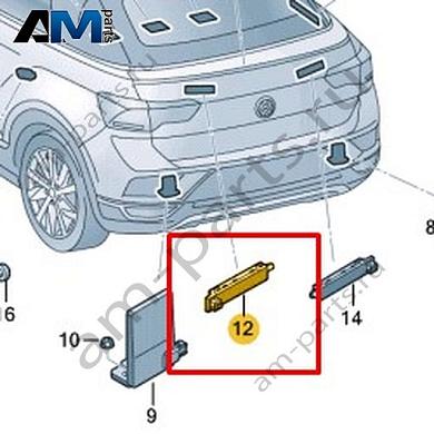 Антенный усилитель Volkswagen T-Roc Cabrio 2020-2024 2GC035577Купить антенный усилитель 2GC035577 для Фольксваген Т-рок Кабриолет 2020-2024- акция