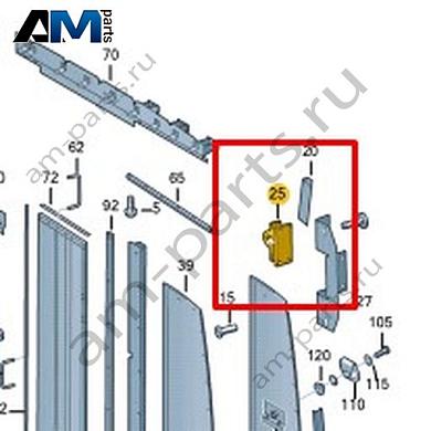 Поперечный усилитель Volkswagen Crafter 2012-2016 2E0843157Купить поперечный усилитель 2E0843157 для Фольксваген Крафтер 2012-2016- минимальная цена