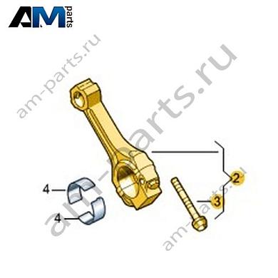 Комплект шатунов VAG 04E198401AEКупить комплект шатунов 04E198401AE Фольксваген/Ауди/Шкода на выгодных условиях