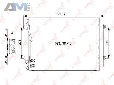 Конденсатор хладагента RC0107 (LYNXauto) для автомобилей VAG аналог 3C0820411DОформить заказ на конденсатор хладагента RC0107 производства LYNXauto для Фольксваген/Ауди/Шкода на выгодных условиях