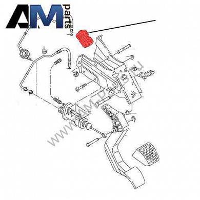 Сервопружина Amarok 2H0721403A