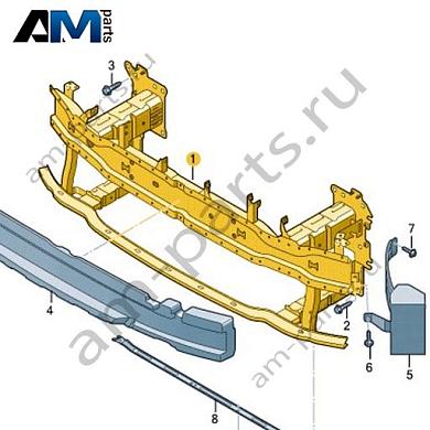 Усилитель переднего бампера Volkswagen id-Buzz 2023-2024 1T3807109Купить усилитель переднего бампера 1T3807109 для Фольксваген id-Buzz 2023-2024- спец. Цена
