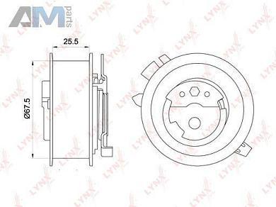 Ролик натяжной ГРМ LYNX для Crafter PB-1251