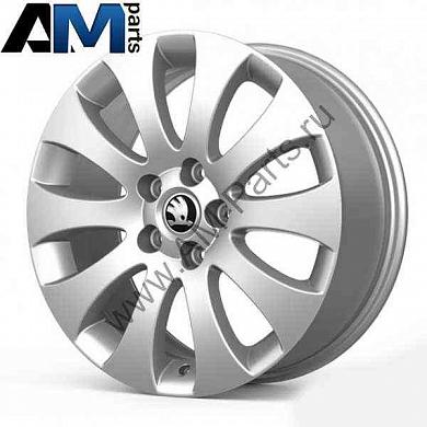 Литой диск колеса 7JX17 ET49 Шкода Суперб 3T0071497C7ZS