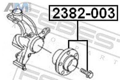 Ступица колеса (2382003) FEBEST Audi A1 (8X) 2011-2018