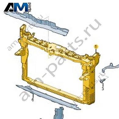 Передняя несущая панель с креплением для радиатора ОЖ Volkswagen Taigo 2022-2024 2G7805588BКупить переднюю несущую панель с креплением для радиатора ОЖ 2G7805588B для Фольксваген Тайго 2022-2024- минимальная цена