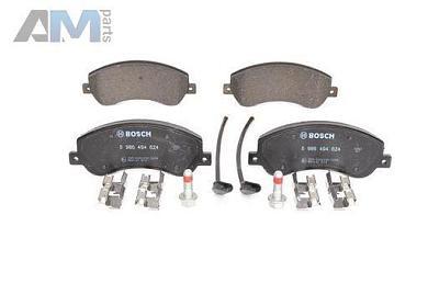 Передние тормозные колодки BOSCH 0986494624 для Volkswagen Amarok (2010-2016)