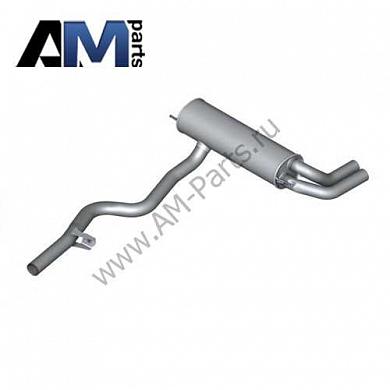 Задний глушитель 18308597043 на BMW F30 320dX