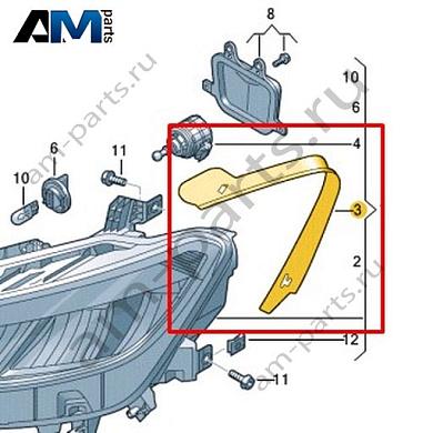 Уплотнитель Volkswagen id3 2020-2024 10A941119Купить уплотнитель 10A941119 Фольксваген id3 2020-2024 на выгодных условиях