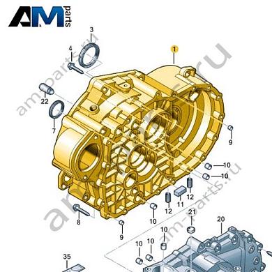 Картер сцепления VAG 0A8301107JКупить картер сцепления 0A8301107J Фольксваген/Ауди/Шкода- выгодные цены