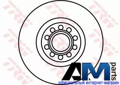 Диск тормозной передний Шкода Суперб I DF4262S TRW